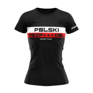 POLSKI ROZ KOSZULKA DAMSKA FULL PRINT